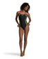 W Swim Pro Back Graphic black-freak rose