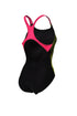 W Swim Pro Back Graphic black-freak rose