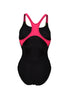 W Swim Pro Back Graphic black-freak rose