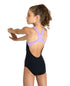 G Swimsuit Swim Pro Back Graphic black-lavanda