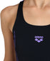 G Swimsuit Swim Pro Back Graphic black-lavanda