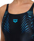 W Imprint Swimsuit U Back B black