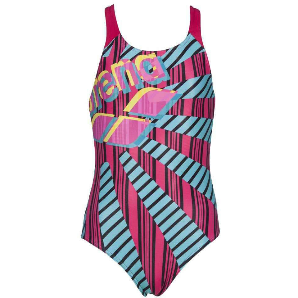 Arena G Sunrise Jr Swim Pro Back One Piece L black-rose