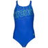 Arena Spotlight Junior Swim Pro Back One Piece Gevoerd Blauw - Groen