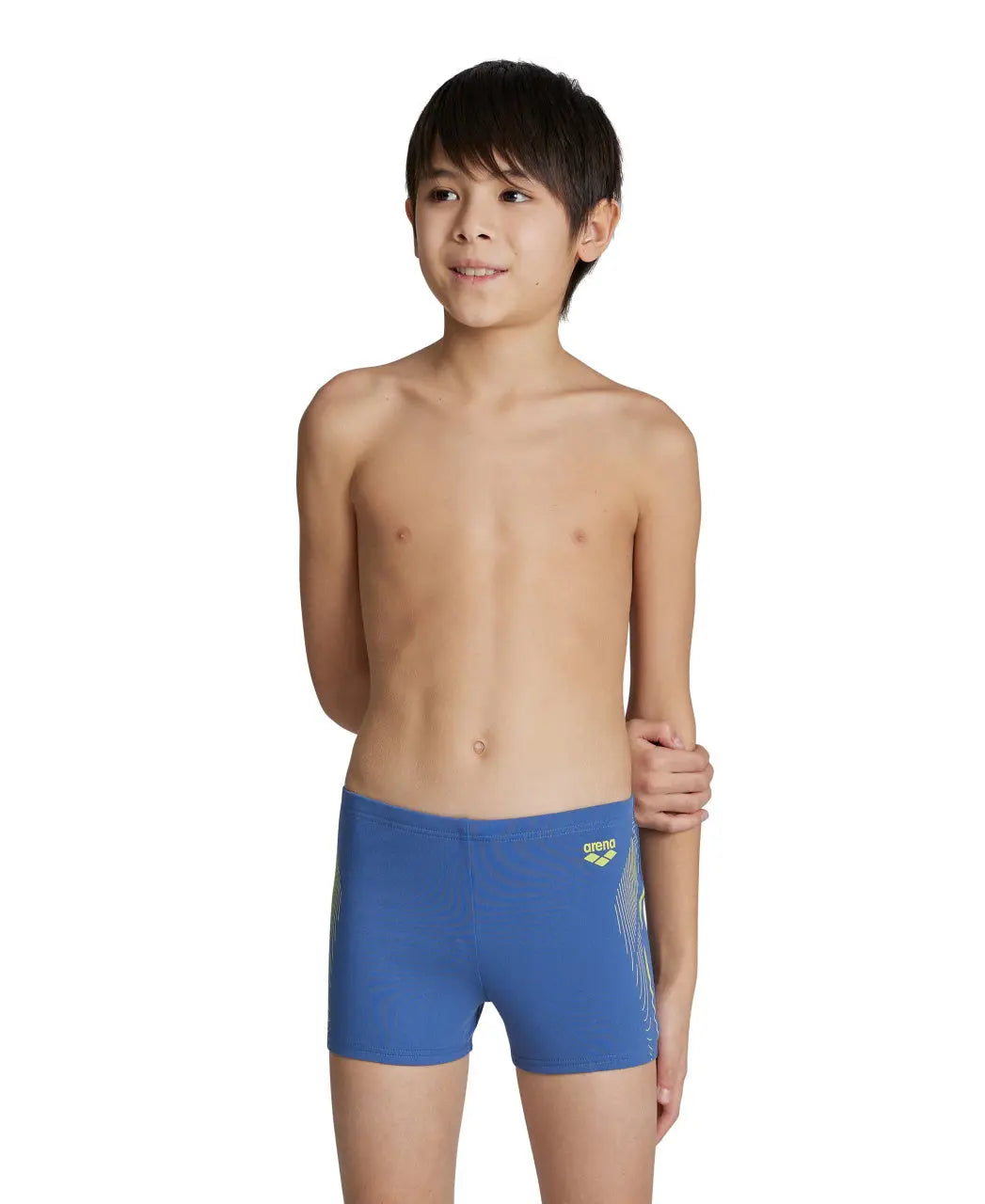 B Swim Short Graphic grey-blue-softgreen Arena