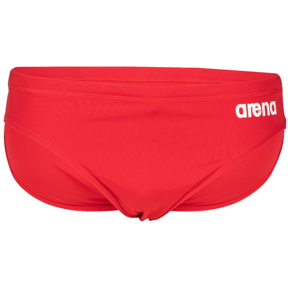 B Team Swim Briefs Solid red-white