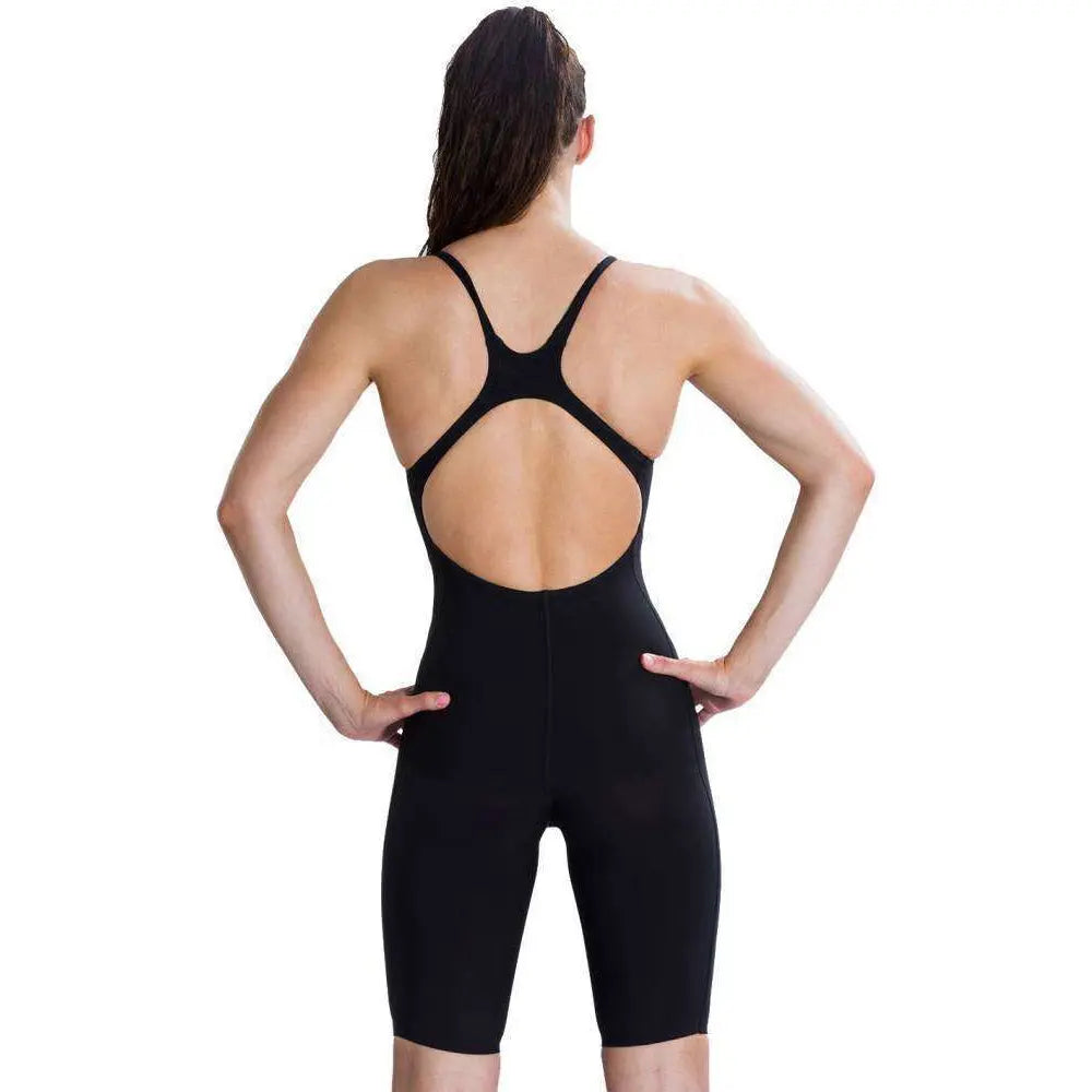 Fastskin LZR Openback Kneeskin Zwart/Brons