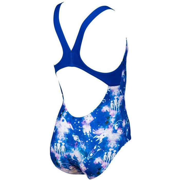 Crazy Aliens Junior Swim Pro Back One Piece - Blauw/Multi