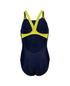 G Mark Swimsuit V Back navy-softgreen Arena