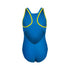 G Shaking Swimsuit V Back One Piece blue-softgreen