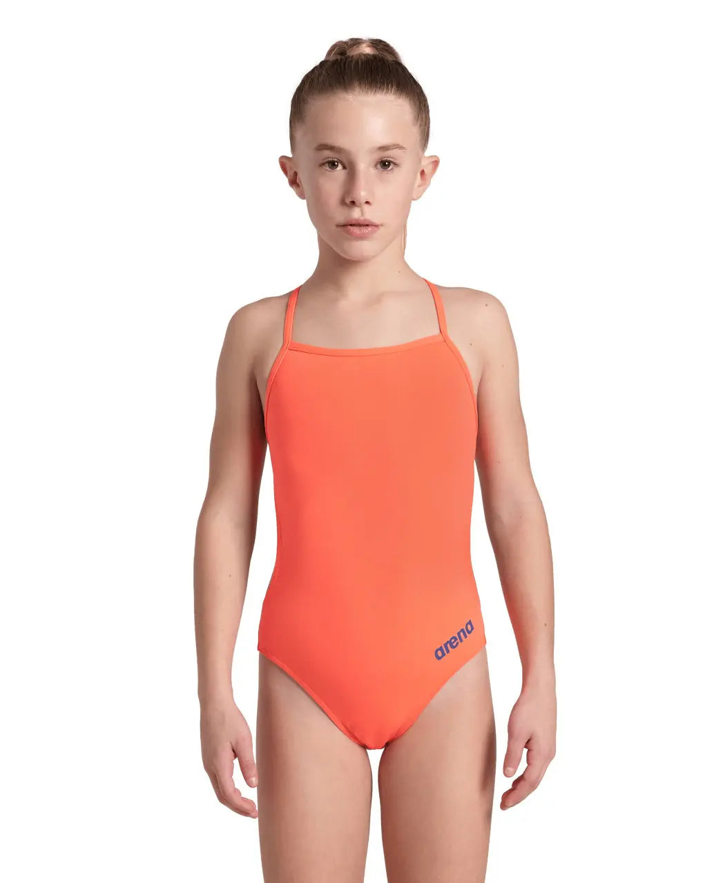 G Team Swimsuit Challenge Solid bright coral