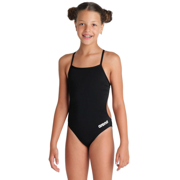 G Team Swimsuit Challenge Solid black-white