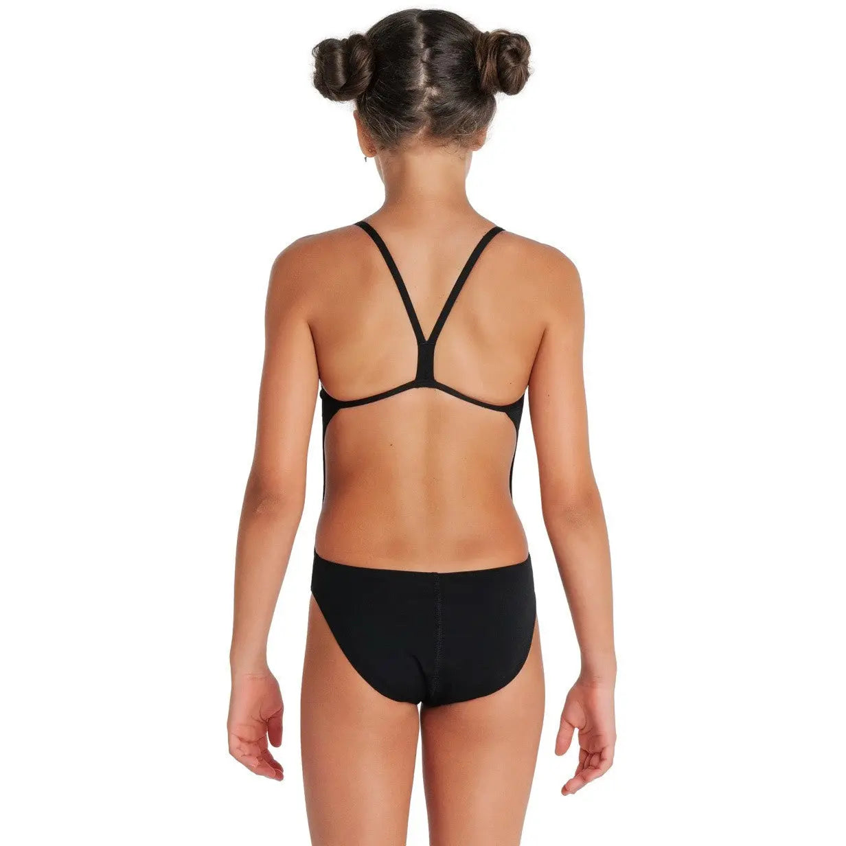 G Team Swimsuit Challenge Solid black-white