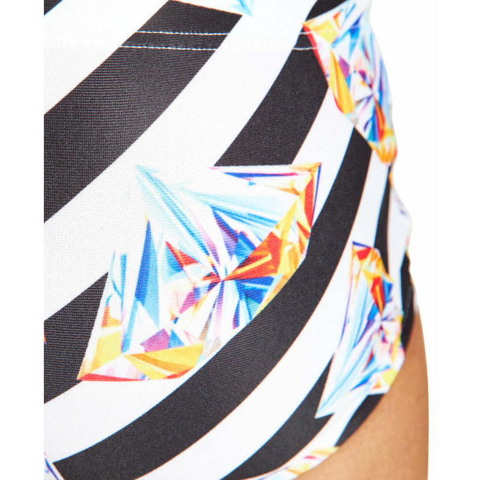 M Crazy Diamonds Low Waist Short black-white