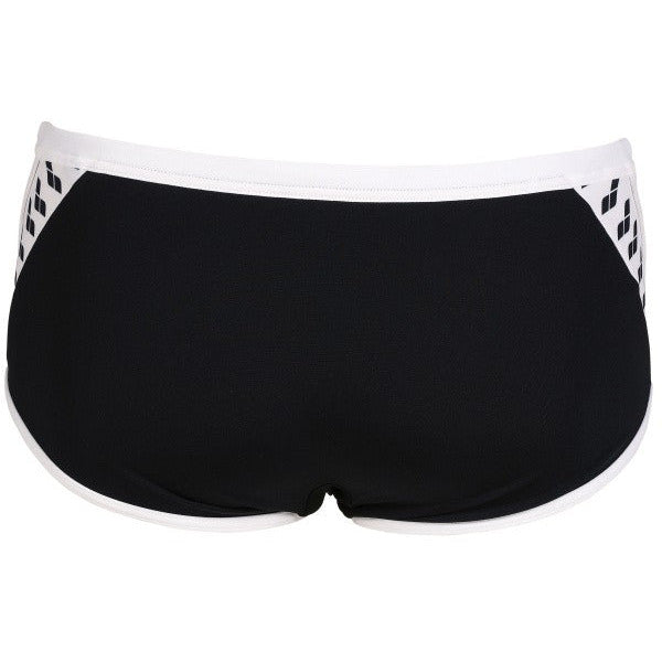 M Icons Swim Low Waist Short Solid black-white