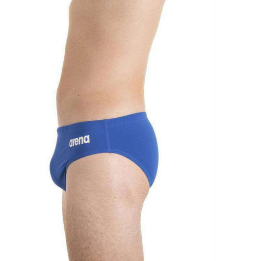 M Solid Brief royal/white