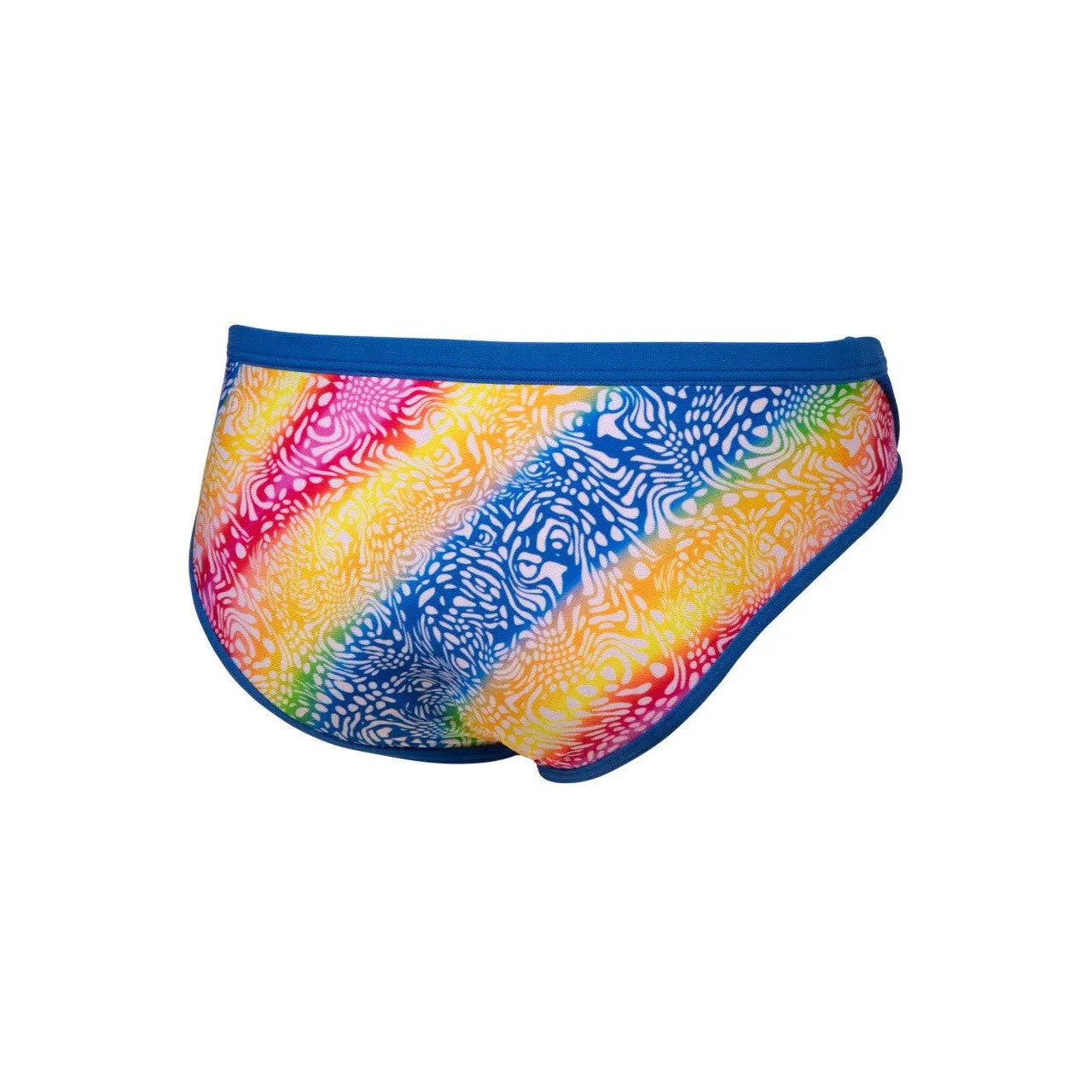 M Swim Brief Printed Royal-White Multicolor