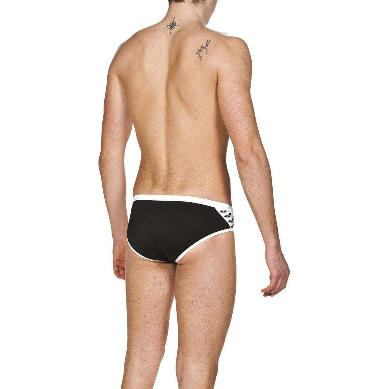 M Team Stripe Brief black-white