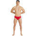 M Team Swim Brief Waterpolo Solid red-white