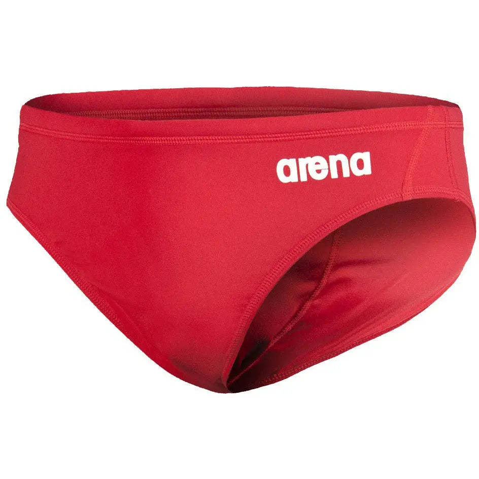 M Team Swim Brief Waterpolo Solid red-white