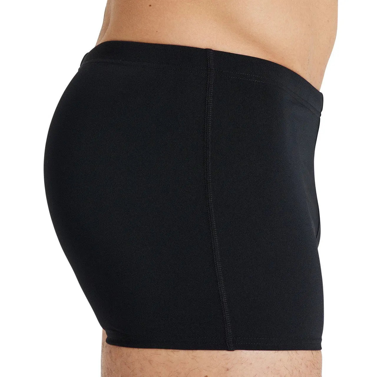 M Team Swim Short Solid black-white