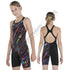 Speedo Fastskin Endurance+ Openback Kneeskin Lavabeats Black/ red