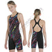 Speedo Fastskin Endurance+ Openback Kneeskin Lavabeats Black/ red