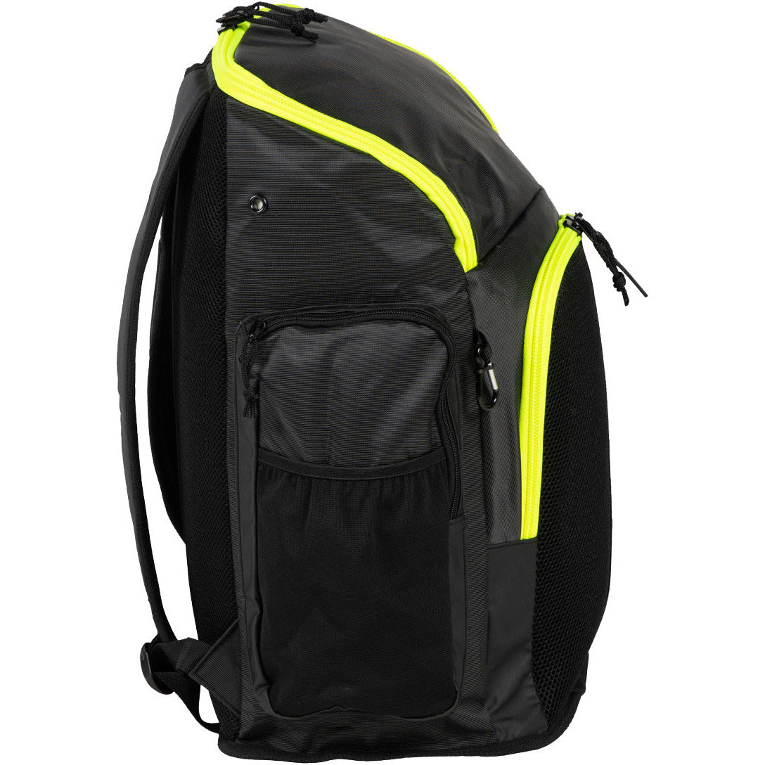 Spiky III Backpack 45 darksmoke-neonyellow