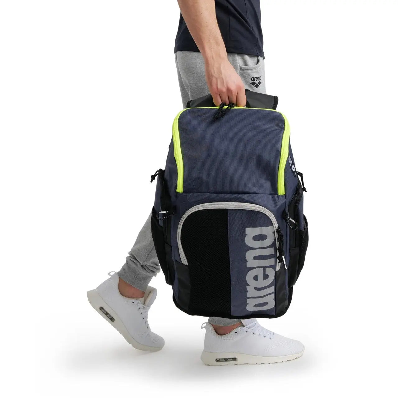 Spiky III Backpack 45 navy-neonyellow