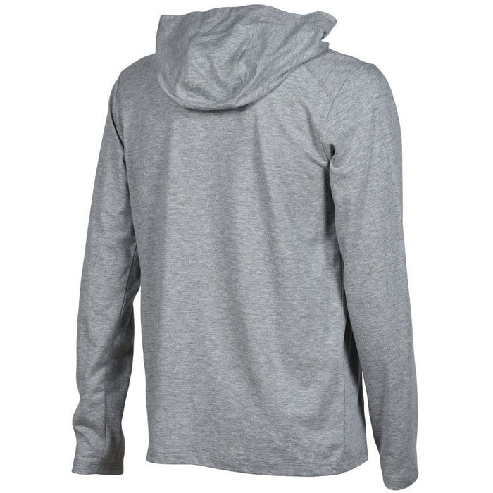 Team Hooded Long Sleeve T-Shirt Panel heather-grey