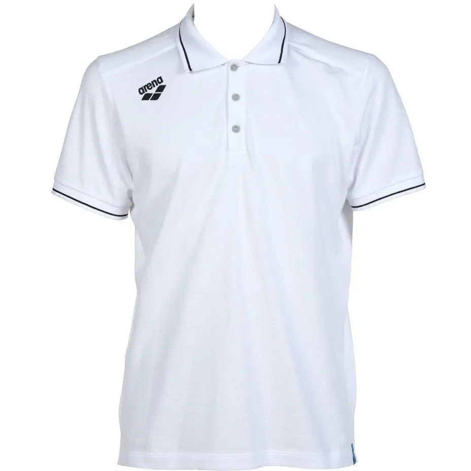 Team Poloshirt Solid Cotton white