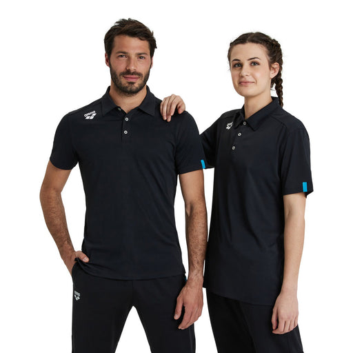 Team Poloshirt Solid black