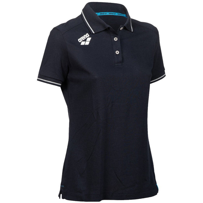 W Team Poloshirt Solid Cotton navy