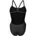 W Team Swimsuit Challenge Solid black-white