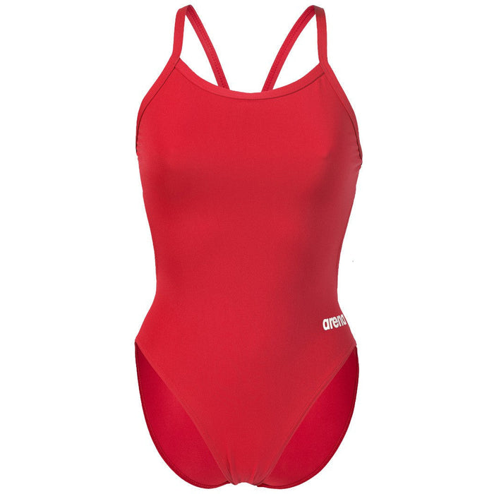 W Team Swimsuit Challenge Solid red-white