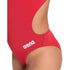 W Team Swimsuit Challenge Solid red-white