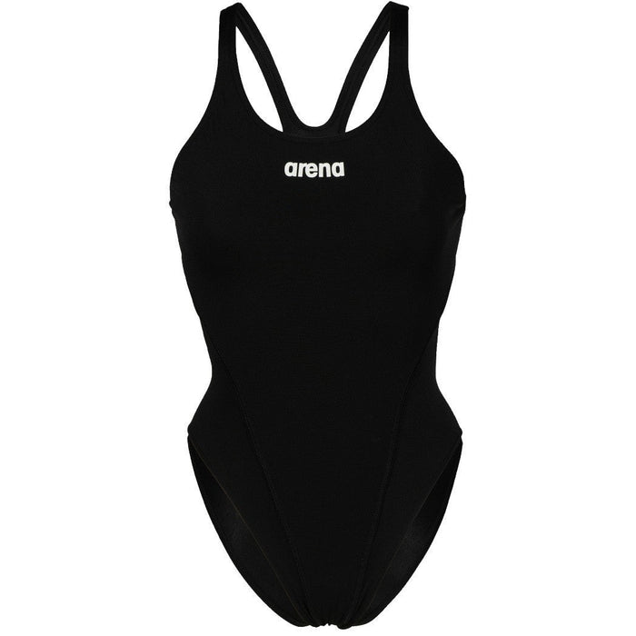 W Team Swimsuit Swim Tech Solid black-white