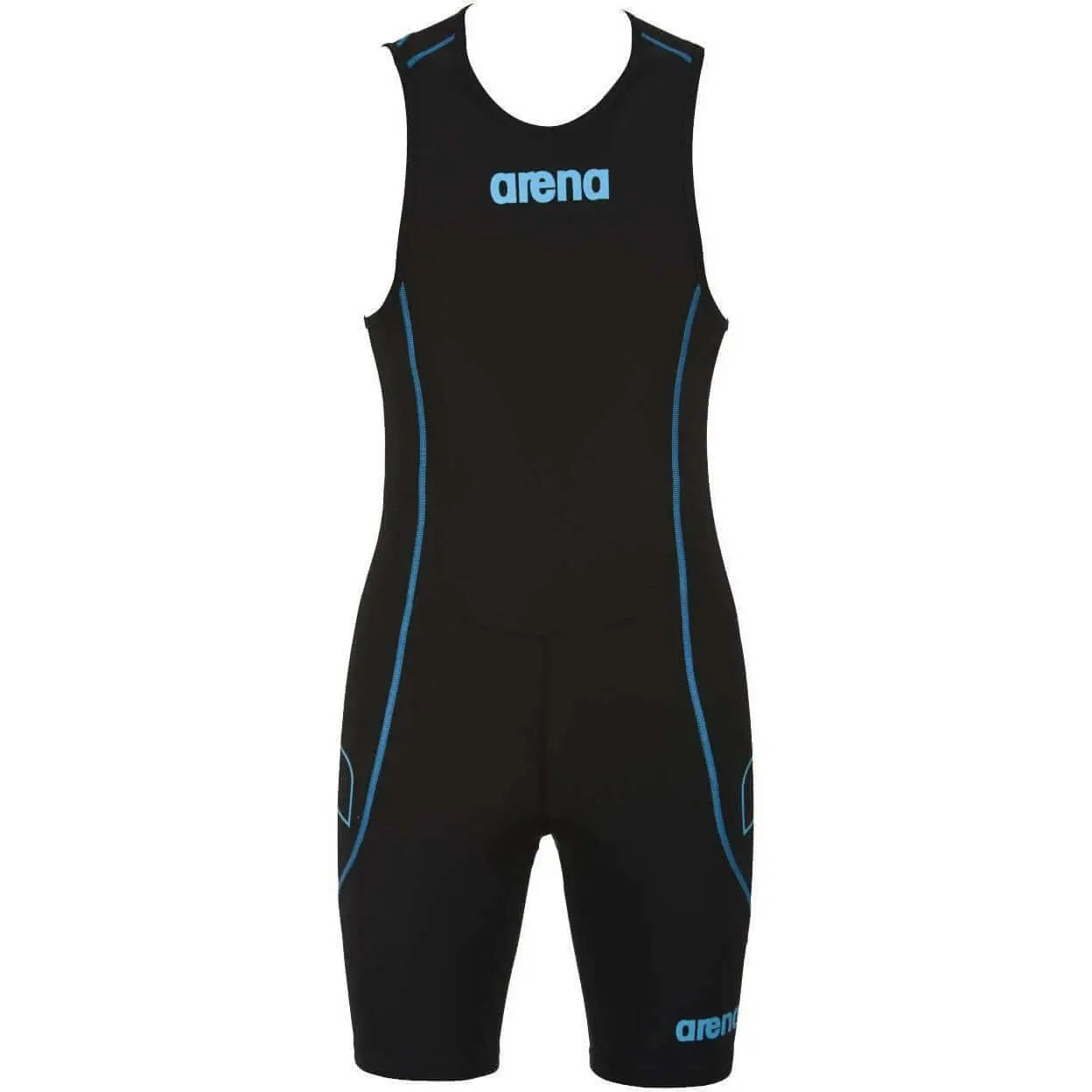 Arena M Rear Zip Trisuit St black/turquoise