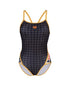 W 50Th Swimsuit Super Fly Back black-multi-gold