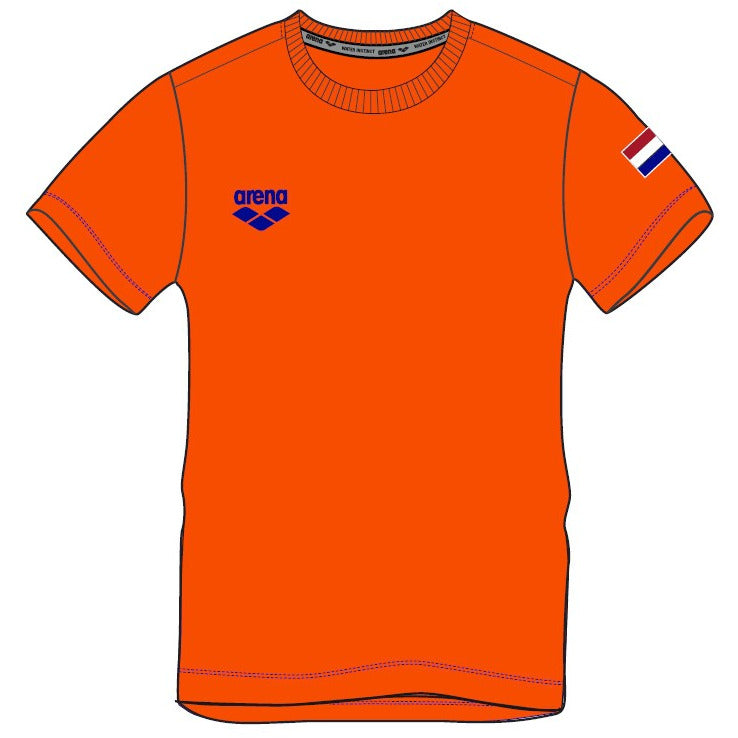 M Nederland Signature SS Tee orange