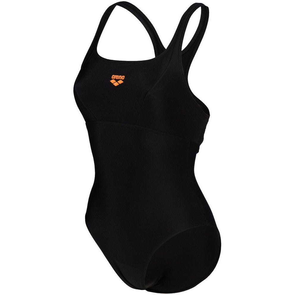 W Solid Swimsuit Control Pro Back B black